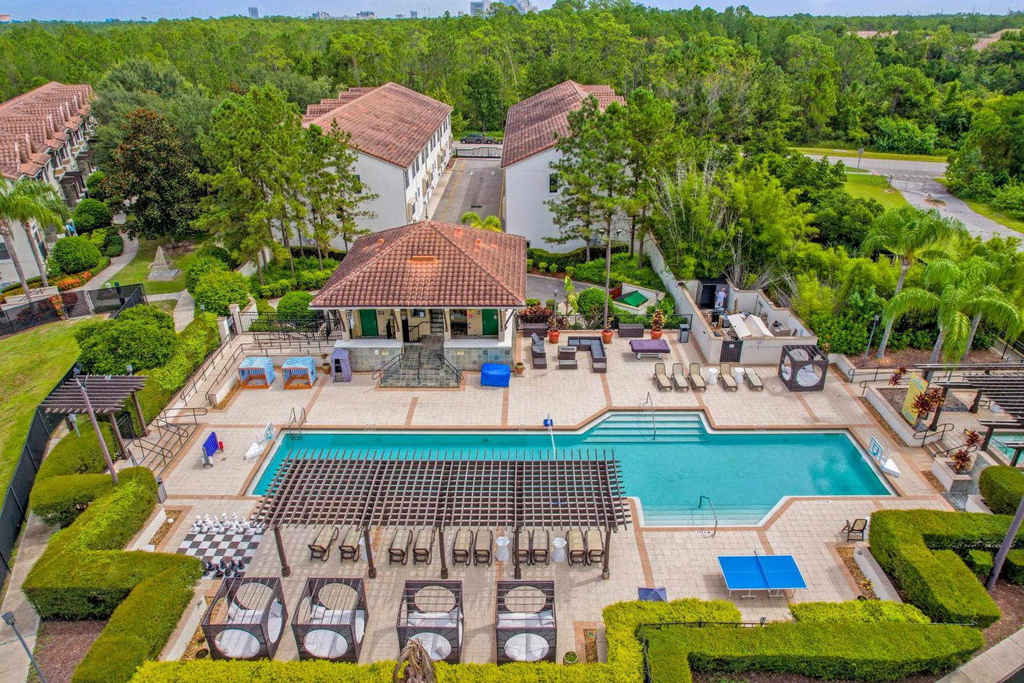 Cozy & Elegant 4Br Enchanted Townhouse - 1 Mile To Disney With Resort Pool, Gym, & Jacuzzi Orlando Exterior foto